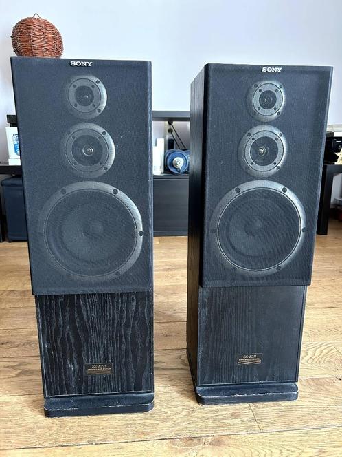 SONY SS-E211 3-way speakers Good condition, Audio, Tv en Foto, Luidsprekerboxen, Gebruikt, Front, Rear of Stereo speakers, 60 tot 120 watt
