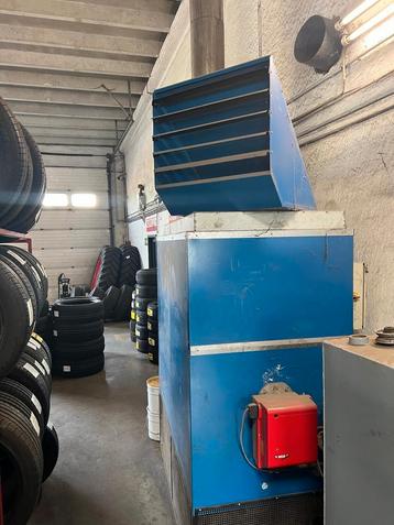 Industriële kachel te koop, Doe-het-zelf en Bouw, Ophalen, Gebruikt, Kachel
