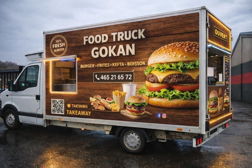 Food truck Louer pour votre fête, Articles professionnels, Stock & Retail | Voitures, Enlèvement