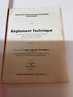 REGLEMENT TECHNIQUE DES INSTALLATION ELECTRIQUES, Utilisé, Enlèvement ou Envoi, Collectif, Technique d'installation