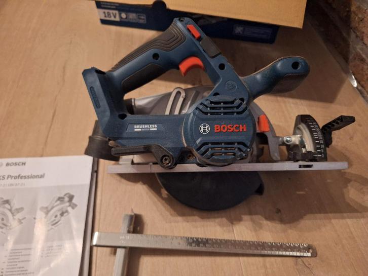 Bosch Pro Accu Cirkelzaag, Doe-het-zelf en Bouw, Gereedschap | Zaagmachines, Zo goed als nieuw, Cirkelzaag, 30 tot 70 mm, Ophalen