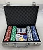 Pokerkoffer Poker 200 Pokerchips in Luxe Aluminium Koffer, Gebruikt, Verzenden