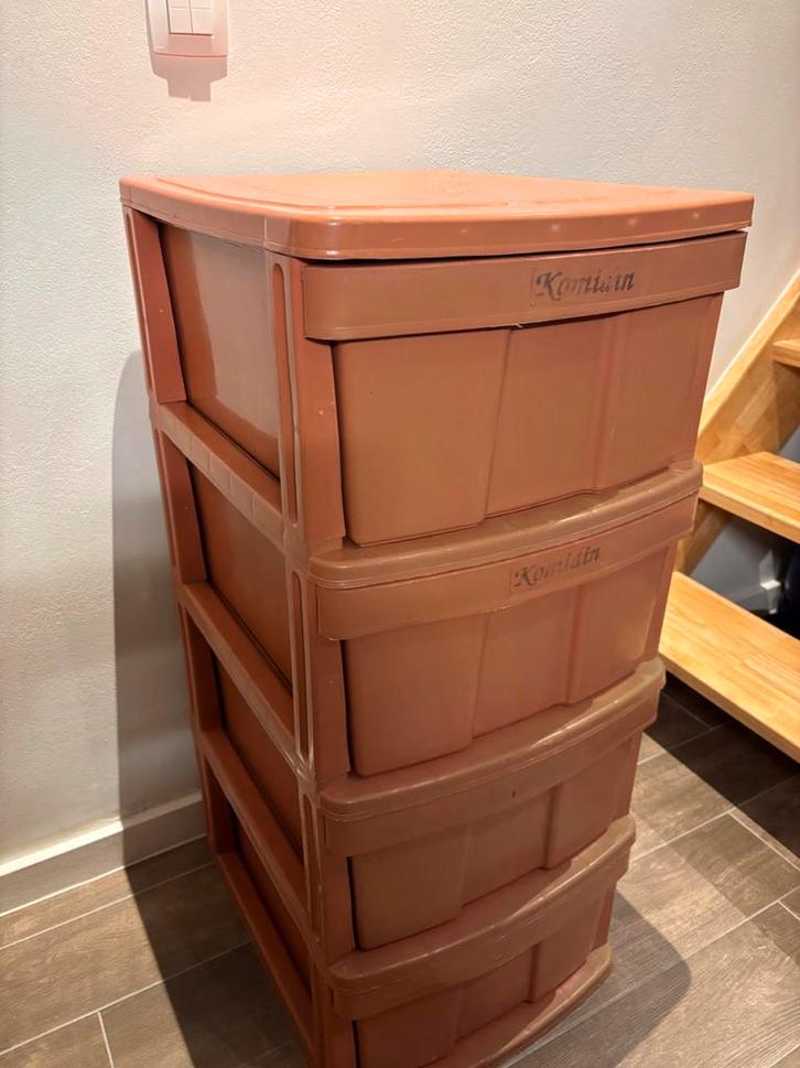 LADENKAST / OPBERGKAST İN PVC, Huis en Inrichting, Kasten | Ladekasten, Gebruikt, Minder dan 100 cm, 50 tot 100 cm, 50 tot 75 cm