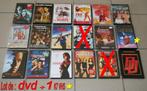 lot dvd + 1 k7 vhs, Gebruikt, Vanaf 12 jaar, Actie, Ophalen