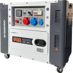 Diesel generator 8.1 kVA Daewoo 10500DSE - 3G, Nieuw, Geluidgedempt, Dieselolie, 5 tot 10 kVA
