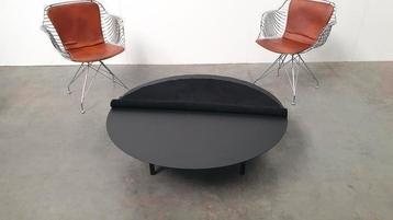 Serax design Bea Mombaers salontafel leer staal zwart, Enlèvement