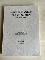Meetjeslandse plaatsnamen van voor 1600., Boeken, Gelezen, 19e eeuw, Ophalen of Verzenden, De Vos
