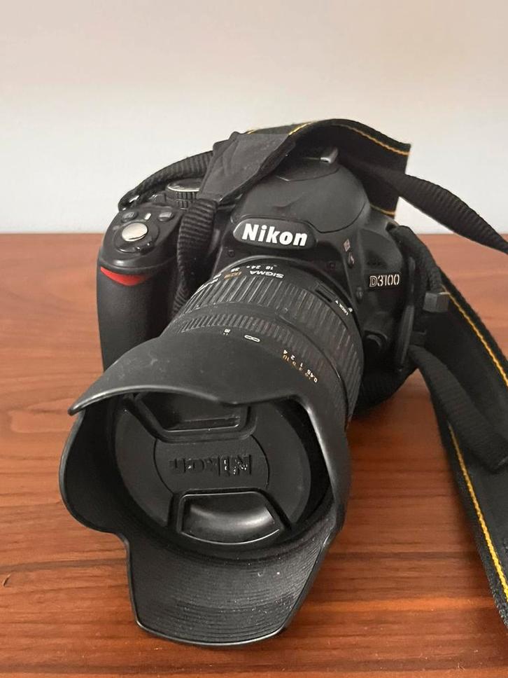 Nikon D3100 Spiegelreflexcamera, Audio, Tv en Foto, Fotocamera's Digitaal, Zo goed als nieuw, Nikon, Ophalen