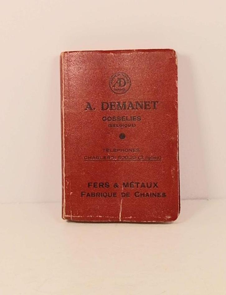 Catalogue A.Demanet Gosselies , fer et métaux fabrique de ch, Boeken, Techniek, Gelezen, Metaaltechniek, Ophalen of Verzenden