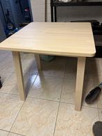 Table + 2 tabourets, Huis en Inrichting, Tafels | Eettafels, Ophalen, Zo goed als nieuw