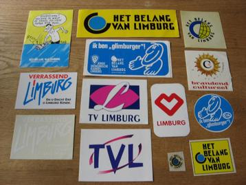Vintage Stickers Limburg  beschikbaar voor biedingen