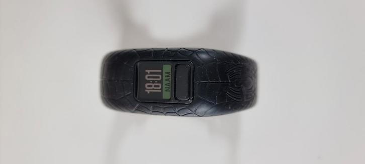Garmin Vivofit Junior 2 Spiderman, Handtassen en Accessoires, Horloges | Kinderen, Zo goed als nieuw, Zwart, Ophalen of Verzenden