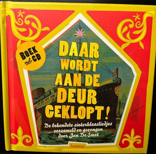 "Daar wordt aan de deur geklopt!" - cd & boek, Cd's en Dvd's, Cd's | Kerst en Sinterklaas, Gebruikt, Sinterklaas, Verzenden