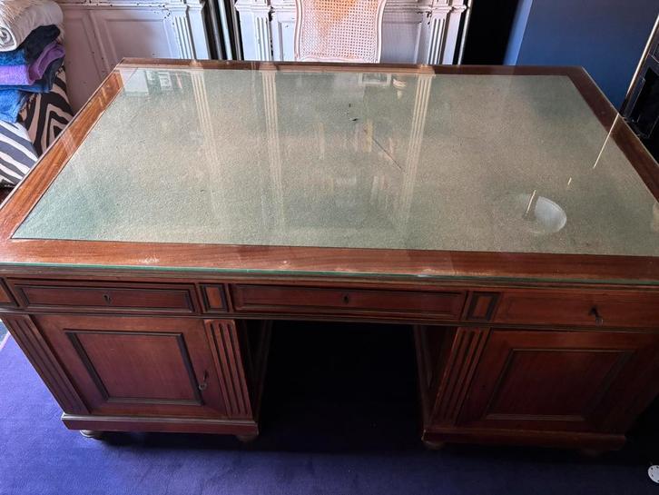 Antiek bureau, Huis en Inrichting, Bureaus, Gebruikt, Bureau, Ophalen