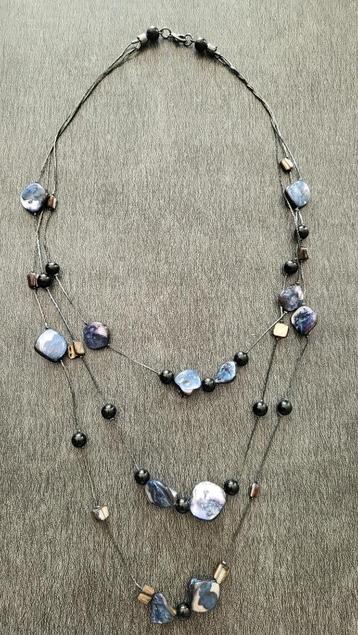 Collier multicouche, style bohème, Enlèvement ou Envoi, Comme neuf, Violet