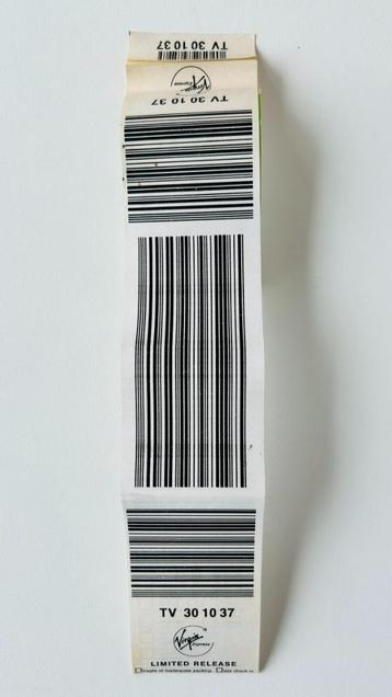 Virgin Express Luggage label barcode TV 30 10 37     Sabena beschikbaar voor biedingen