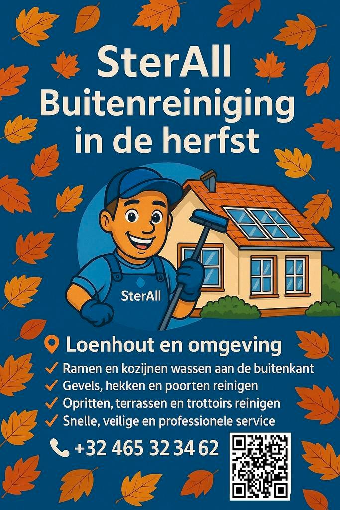 Exterieur schoonmaak – ramen, gevels, terrassen, Immo, Huizen en Appartementen te koop