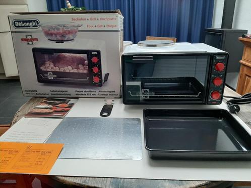 Delonghi minioven met kookplaat, Elektronische apparatuur, Ovens, Nieuw, Vrijstaand, Oven, Minder dan 45 cm, Minder dan 45 cm