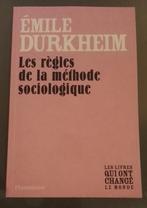 Les Règles de la Méthode Sociologique : E. Durkheim : POCHE, Livres, Philosophie, Logique ou Philosophie des sciences, Utilisé