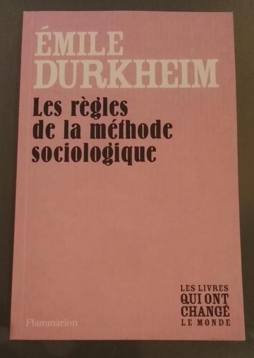 Les Règles de la Méthode Sociologique : E. Durkheim : POCHE, Boeken, Filosofie, Gelezen, Logica of Wetenschapsfilosofie, Ophalen of Verzenden
