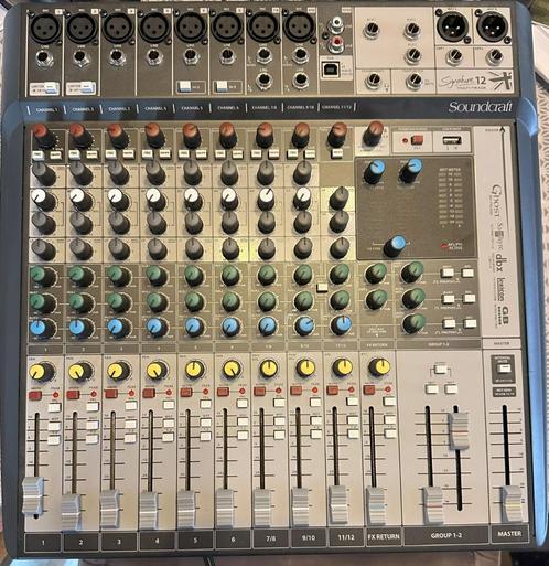 Soundcraft Signature 12 MTK verkopen, Muziek en Instrumenten, Mengpanelen, Zo goed als nieuw, 10 tot 20 kanalen, Ophalen