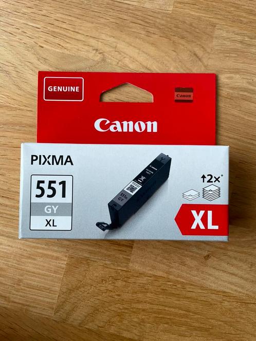 Canon CLI-551 XL GY gray (1 stuk), Informatique & Logiciels, Fournitures d'imprimante, Neuf, Cartridge, Enlèvement ou Envoi