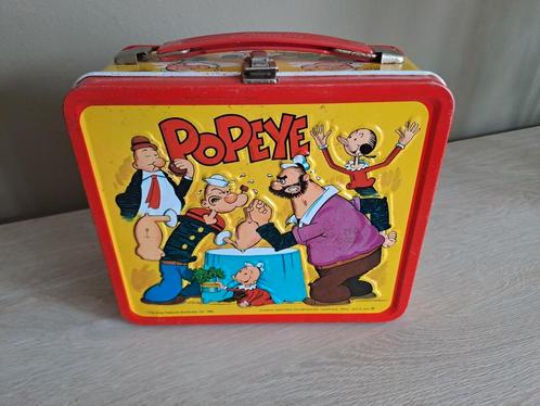 Vintage Lunchbox 1980 Aladdin Industries Popeye "she´s mine", Verzamelen, Blikken, Gebruikt, Ophalen
