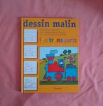 Cahier de dessin pour enfants "Dessin malin : les transports, Enlèvement ou Envoi, Neuf, Livre ou Guide