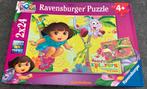 Puzzel Dora 2 x 24 stukjes, Kinderen en Baby's, Speelgoed | Kinderpuzzels, Ophalen, Zo goed als nieuw