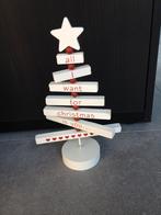 petit sapin de Noël en bois blanc de 26 cm de haut, Divers, Enlèvement ou Envoi, Neuf