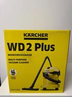 Kärcher WD 2 Plus Nat-en Droogzuiger - 1000 W, Doe-het-zelf en Bouw, Reinigingsmachines, Ophalen, Nieuw, Waterstofzuiger