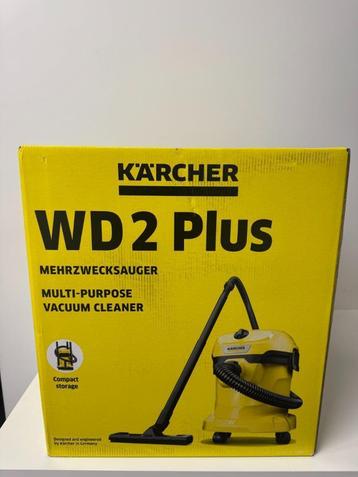 Kärcher WD 2 Plus Nat-en Droogzuiger - 1000 W beschikbaar voor biedingen