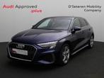 Audi A3 Sportback A3 Sportback 30 TFSI Business Edition S li, Automaat, Lederen bekleding, Zilver of Grijs, Stadsauto