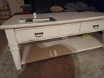 Witte, zware, maar heel handige salontafel., Huis en Inrichting, Ophalen