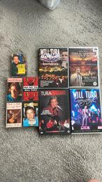 Lot cassetten en dvd’s Will Tura, Cd's en Dvd's, Ophalen, Zo goed als nieuw