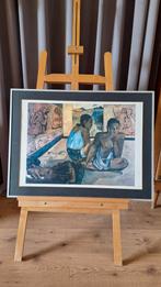 Paul Gauguin Te Rerioa Taïti 1897 avec cadre 61 x 81 cm., Enlèvement, Utilisé