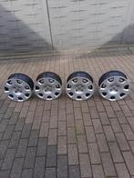 Te koop stalen velgen 15 duim met peugeot deksels!!!, Auto-onderdelen, Ophalen, Gebruikt, 15 inch, Velg(en)