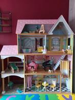 Groot poppenhuis Kidkraft Lola Mansion 130cm hoog, Kinderen en Baby's, Speelgoed | Poppenhuizen, Poppenhuis, Zo goed als nieuw