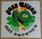 Vintage sticker Jazz Bilzen festival 1974 ASLK autocollant, Comme neuf, Autres types, Enlèvement ou Envoi