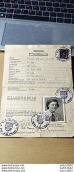 CARTE IDENTITÉ Empire allemand 26/06/1946 HELENE EHEFRAU 9 J, Verzamelen, Geboortekaartjes en Visitekaartjes, Ophalen of Verzenden