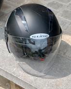 Casque moto noir avec visière taille L, Comme neuf