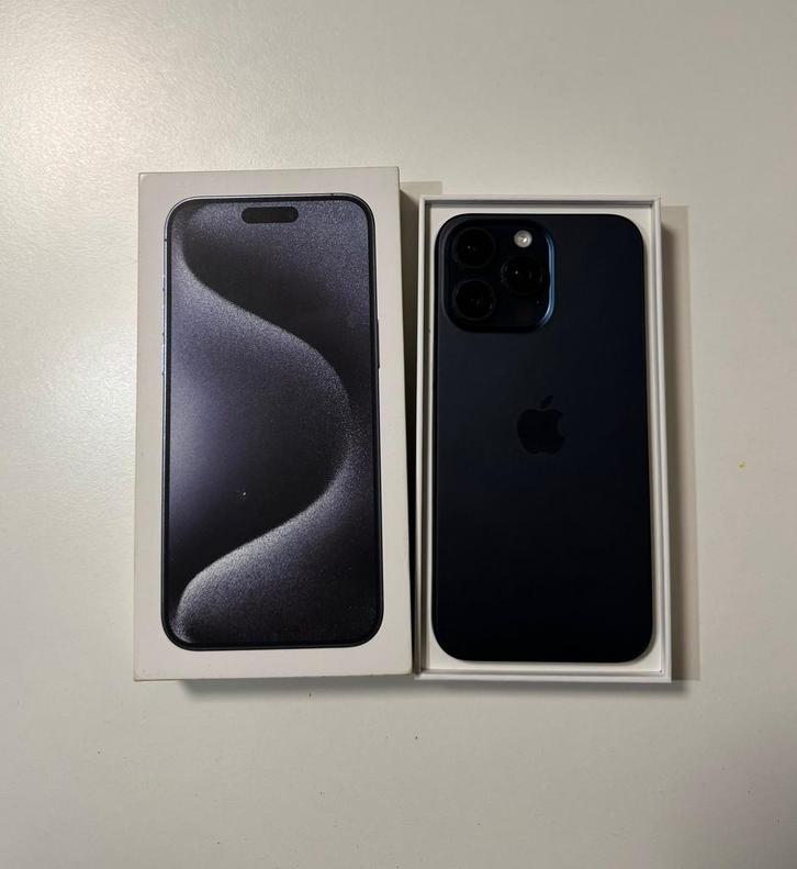 iPhone 15 PRO MAX 256GB BLUE TITANIUM, Telecommunicatie, Mobiele telefoons | Apple iPhone, Nieuw, 256 GB, Zonder abonnement, Zonder simlock