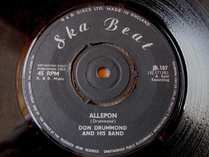 SKA Don Drummond — Allepon, Cd's en Dvd's, Vinyl Singles, Zo goed als nieuw, Single, R&B en Soul, 7 inch, Ophalen of Verzenden