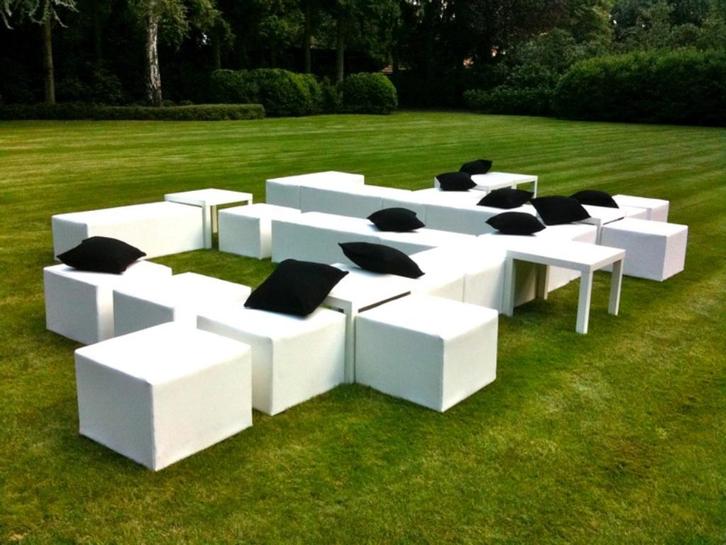 lounge blokken (per stuk of in set), Tuin en Terras, Tuinsets en Loungesets, Gebruikt, Loungeset, Overige materialen, Meer dan 8 zitplaatsen
