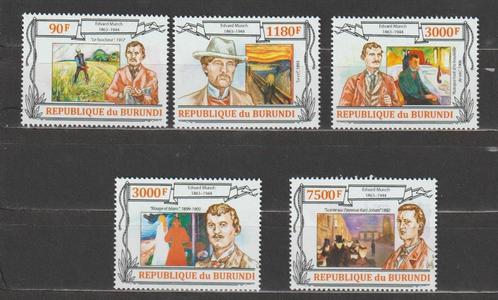 Burundi 2013 150e verjaardag Edvard Munch **, Postzegels en Munten, Postzegels | Afrika, Postfris, Overige landen, Verzenden