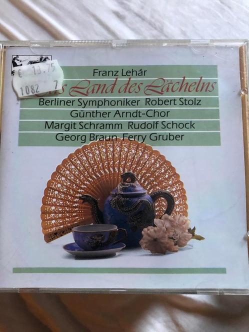 CD Franz Lehár, Berliner Symphoniker,  Das Land Des Lächelns, Cd's en Dvd's, Cd's | Klassiek, Opera of Operette, Classicisme, Ophalen of Verzenden