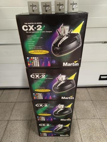 4 stuks Martin CX-2 color/gobo changer beschikbaar voor biedingen