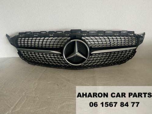 W205 facelift AMG Diamond Grill C klasse Zwart Mercedes 4568, Auto-onderdelen, Carrosserie, Gebruikt, Ophalen of Verzenden
