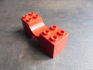 Lego Duplo Brick 2x6x2 with Curved Center (zie foto's) 3 beschikbaar voor biedingen
