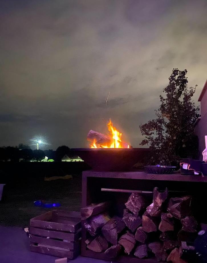 Ofyr 85 Corten Island, Tuin en Terras, Houtskoolbarbecues, Ophalen